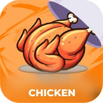Grille 5x5 de MyStake Chicken