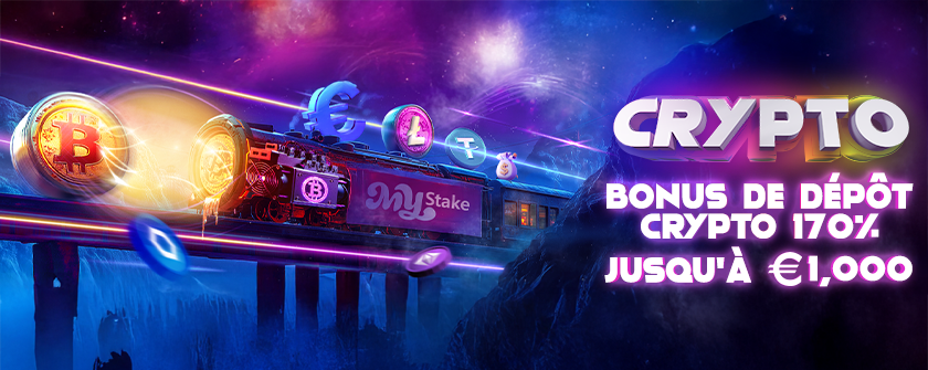 MyStake crypto deposit bonus banner