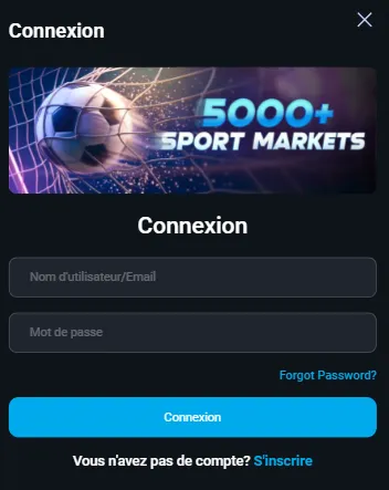 MyStake login form screenshot